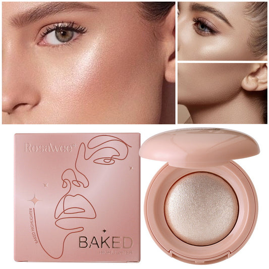 Polvo iluminador de pur� de patata para maquillaje facial