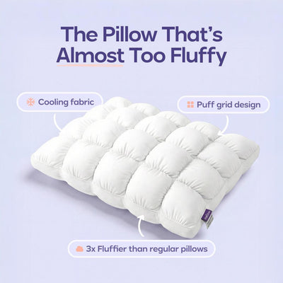 Almohada con forma de nube, n�cleo esponjoso de alta resistencia para uso dom�stico, almohada de soporte cervical