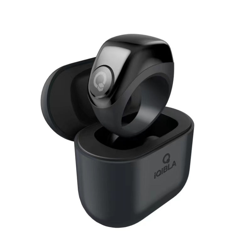 Anillo inteligente Bluetooth para fitness con funda de carga
