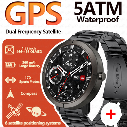 Monitor de salud del reloj inteligente GPS