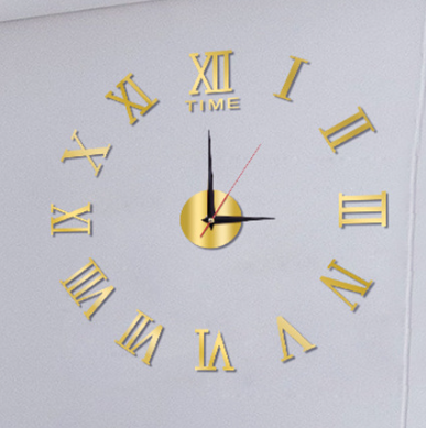 Movimiento silencioso de reloj de pared acr�lico escandinavo