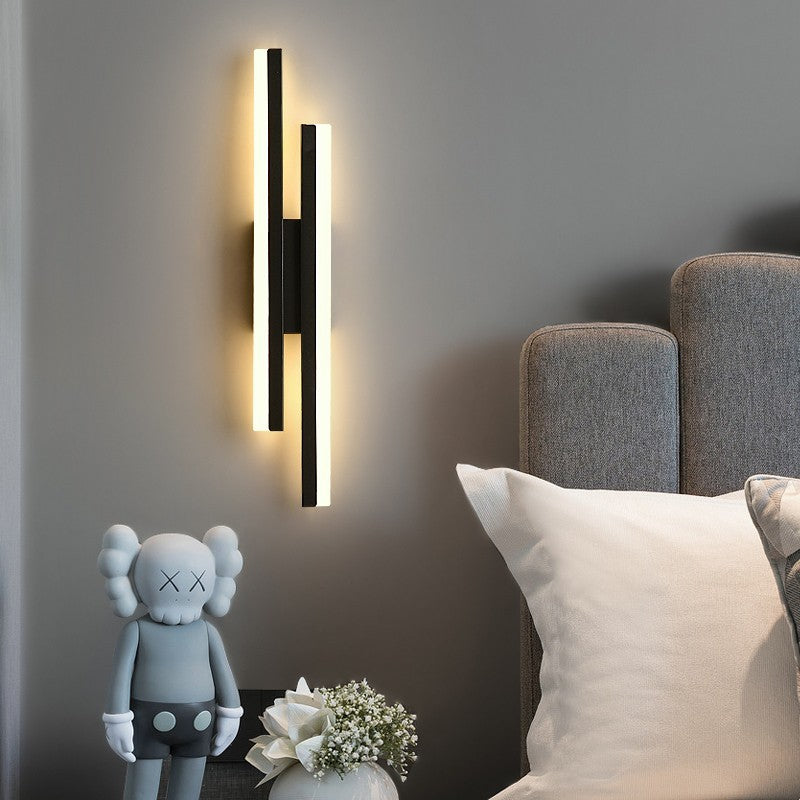 L�mpara de pared LED n�rdica sin cableado