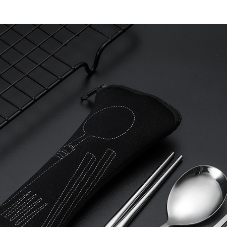 Vajilla port�til de acero inoxidable
