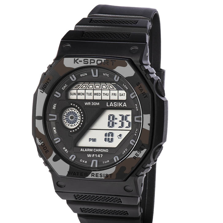 Reloj deportivo multifuncional impermeable