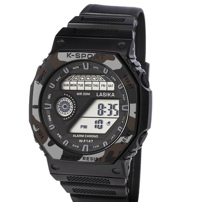 Reloj deportivo multifuncional impermeable