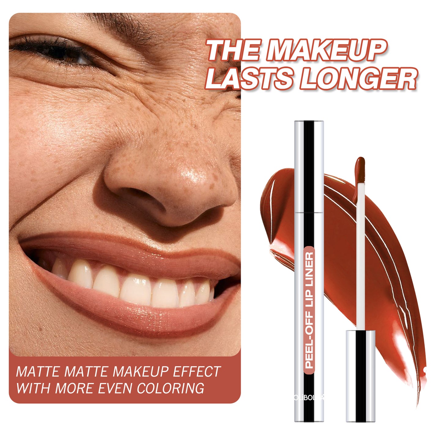 Delineador de labios mate peel-off