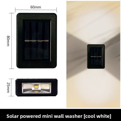 Luz de pared alimentada por energ�a solar