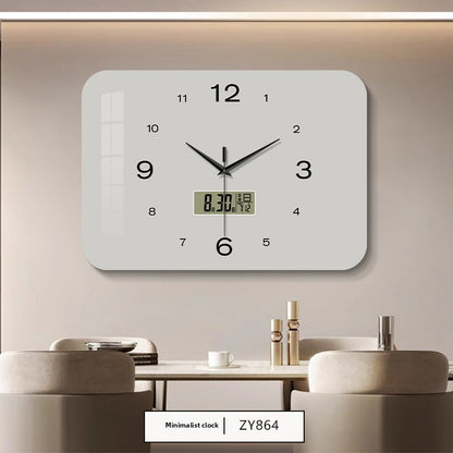 Reloj de pared silencioso del calendario perpetuo