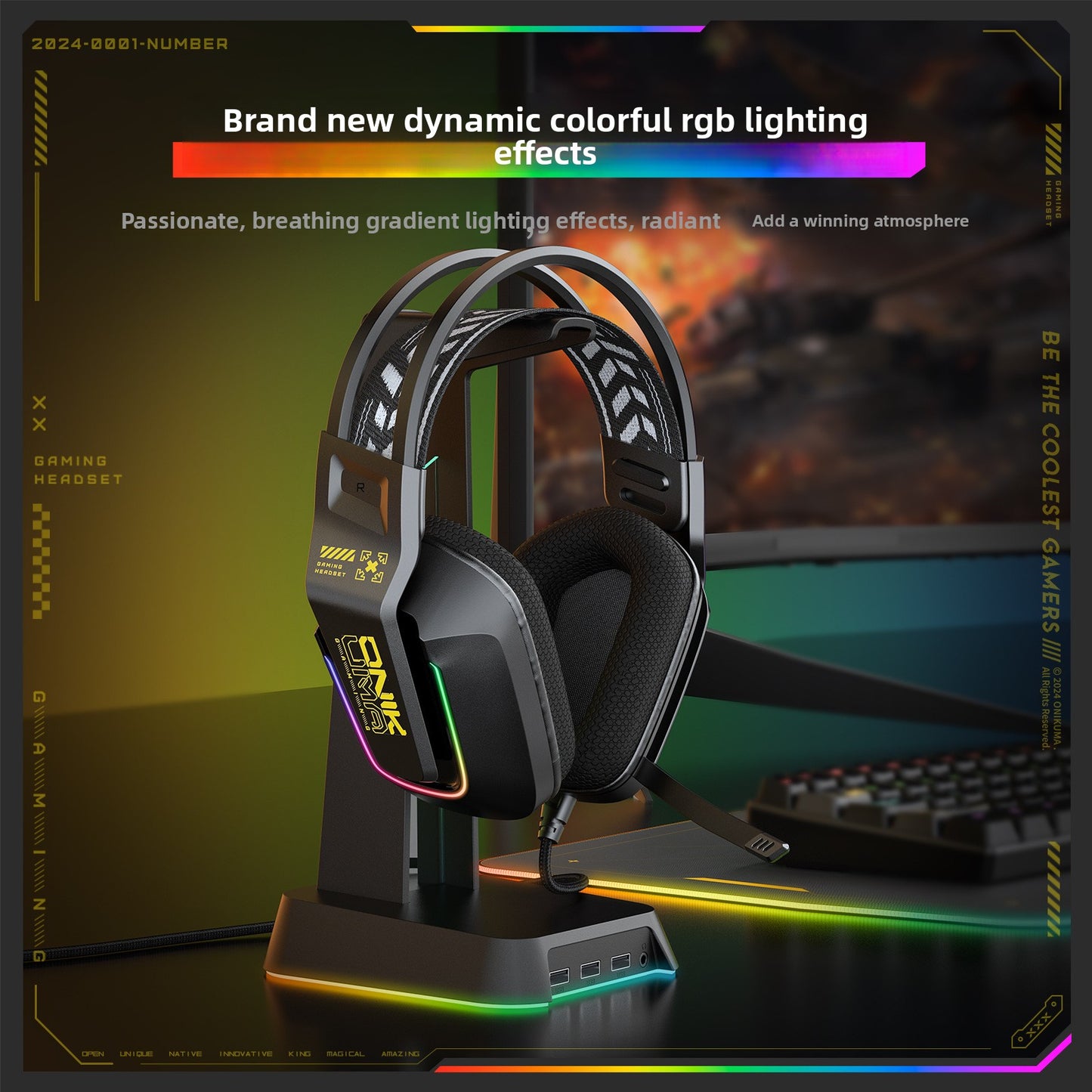 Auriculares gaming con cable ONIKUMA X13