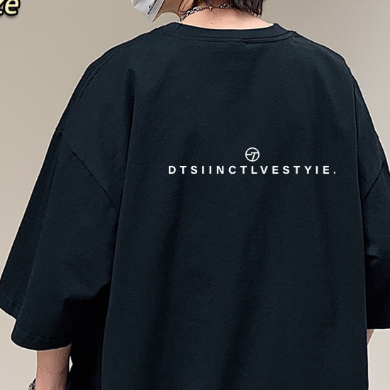 Camiseta de manga corta de algod�n puro