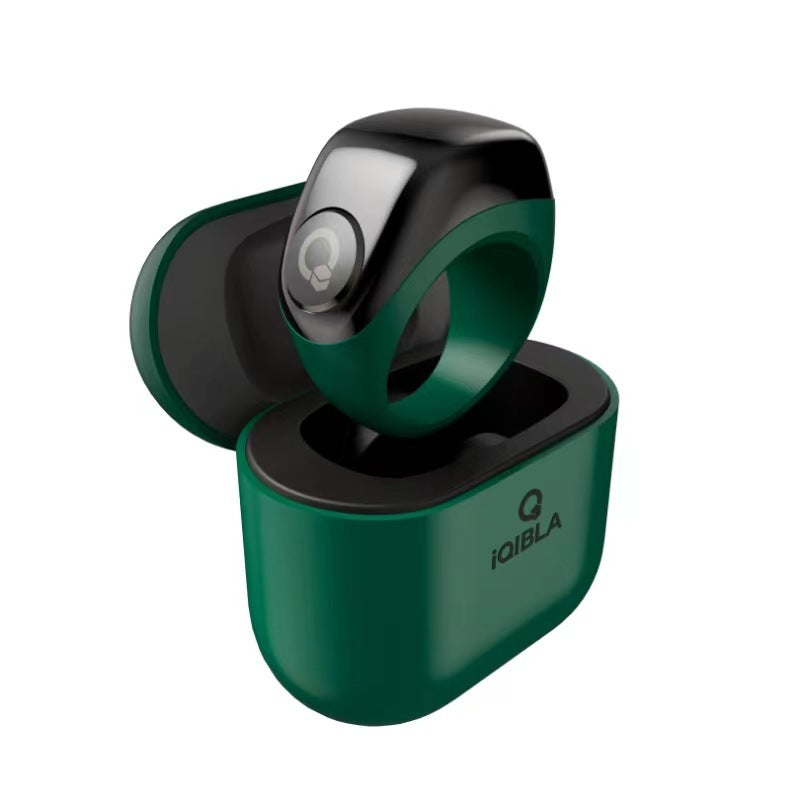 Anillo inteligente Bluetooth para fitness con funda de carga