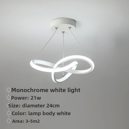 Luz LED moderna ajustable para colgar