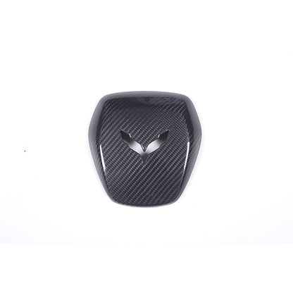 Anillo decorativo de volante de fibra de carbono para Chevrolet Corvette C7