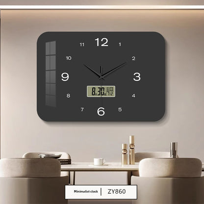 Reloj de pared silencioso del calendario perpetuo