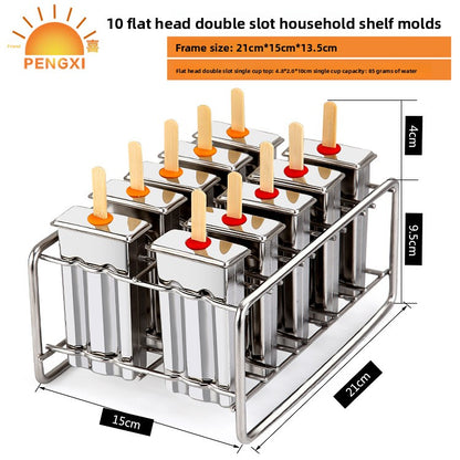 Fabricaci�n de helados de palo de paleta, cubitos de hielo y moldes de hielo