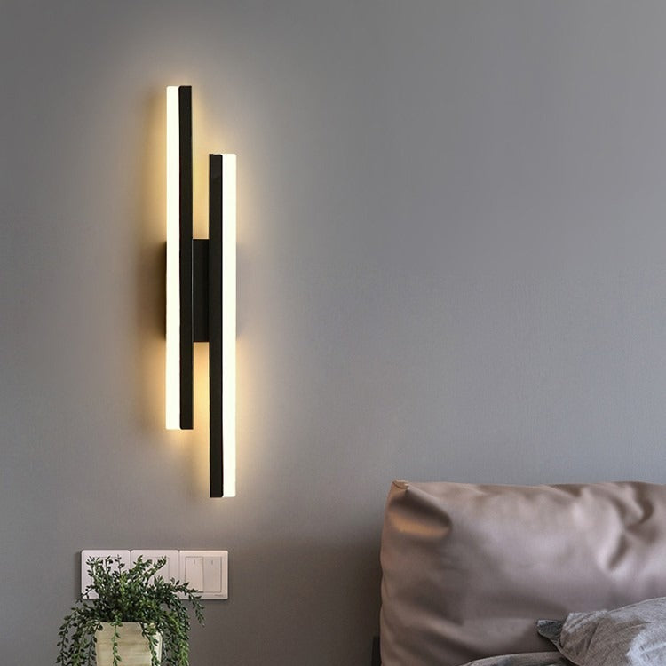 L�mpara de pared LED n�rdica sin cableado