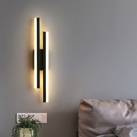 L�mpara de pared LED n�rdica sin cableado