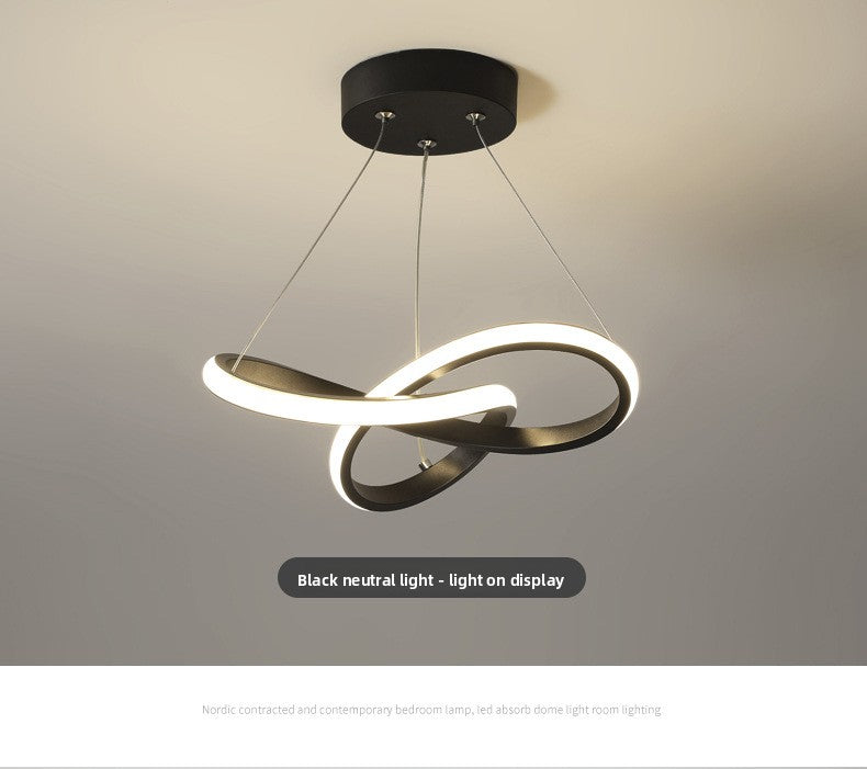 Luz LED moderna ajustable para colgar
