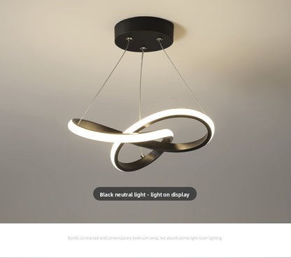 Luz LED moderna ajustable para colgar