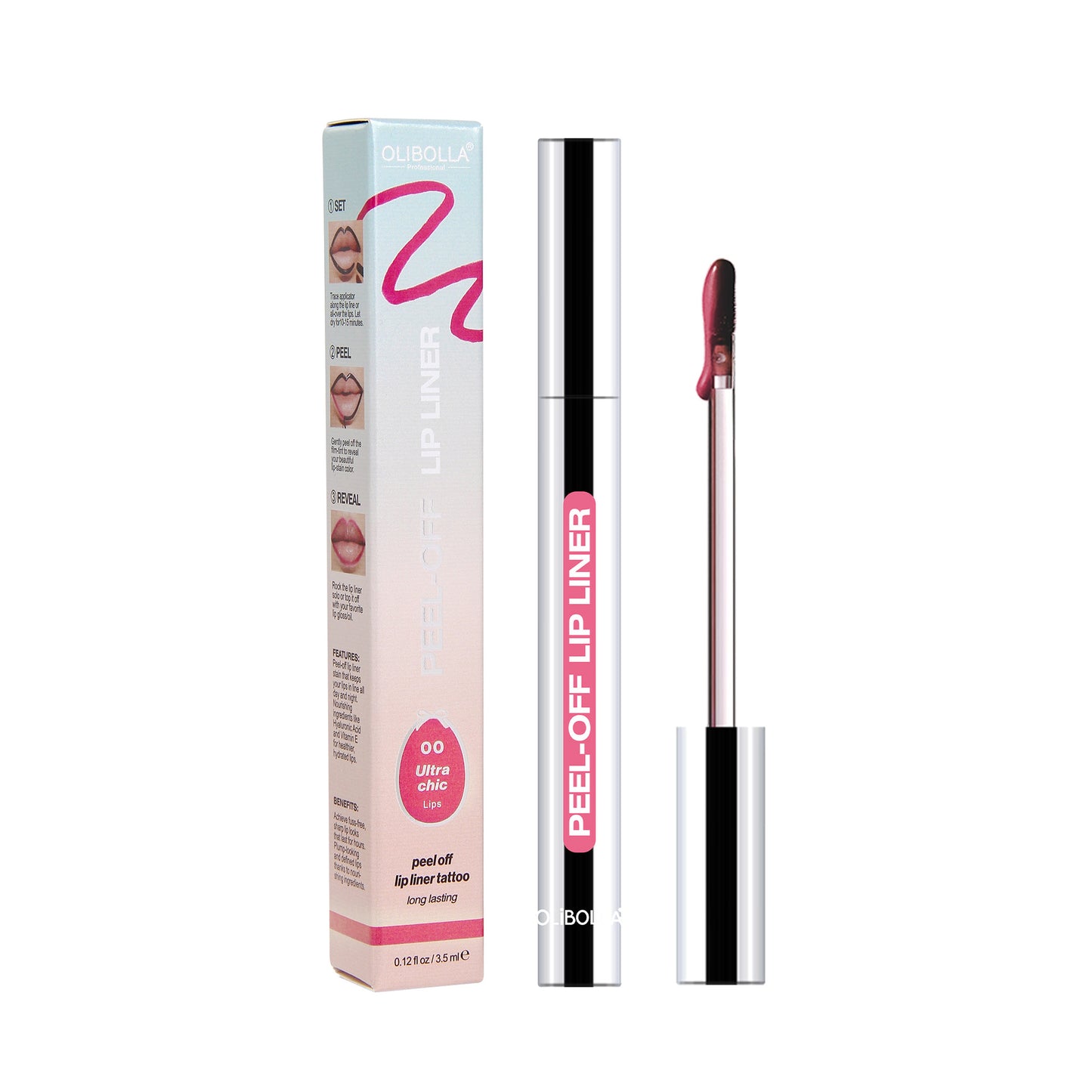 Delineador de labios mate peel-off