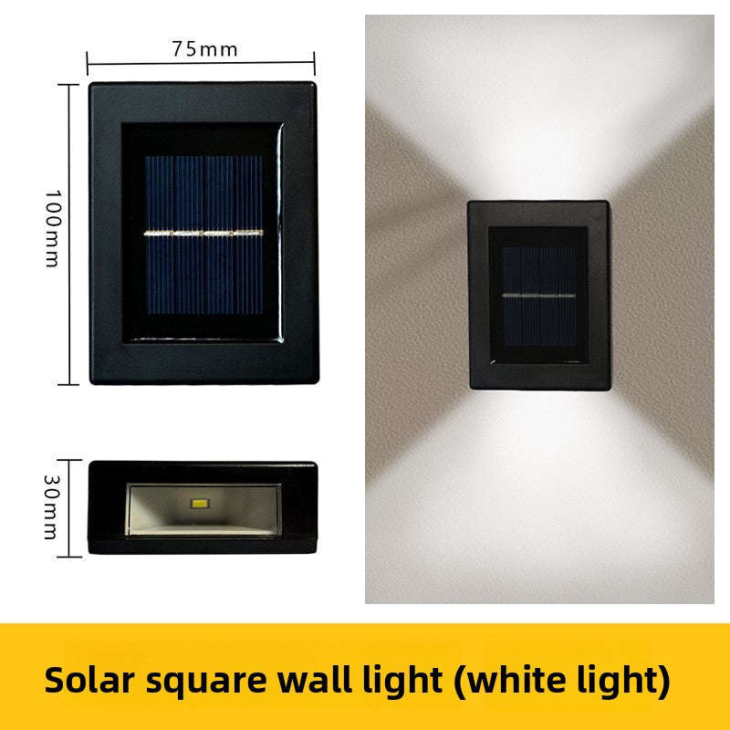 Luz de pared alimentada por energ�a solar