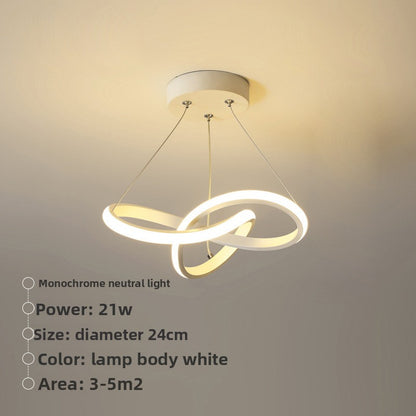 Luz LED moderna ajustable para colgar