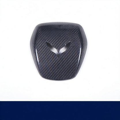 Anillo decorativo de volante de fibra de carbono para Chevrolet Corvette C7