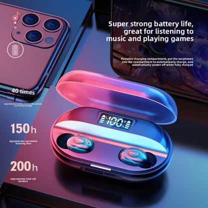 Auriculares Bluetooth inal�mbricos T2 con pantalla