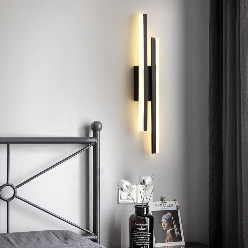 L�mpara de pared LED n�rdica sin cableado