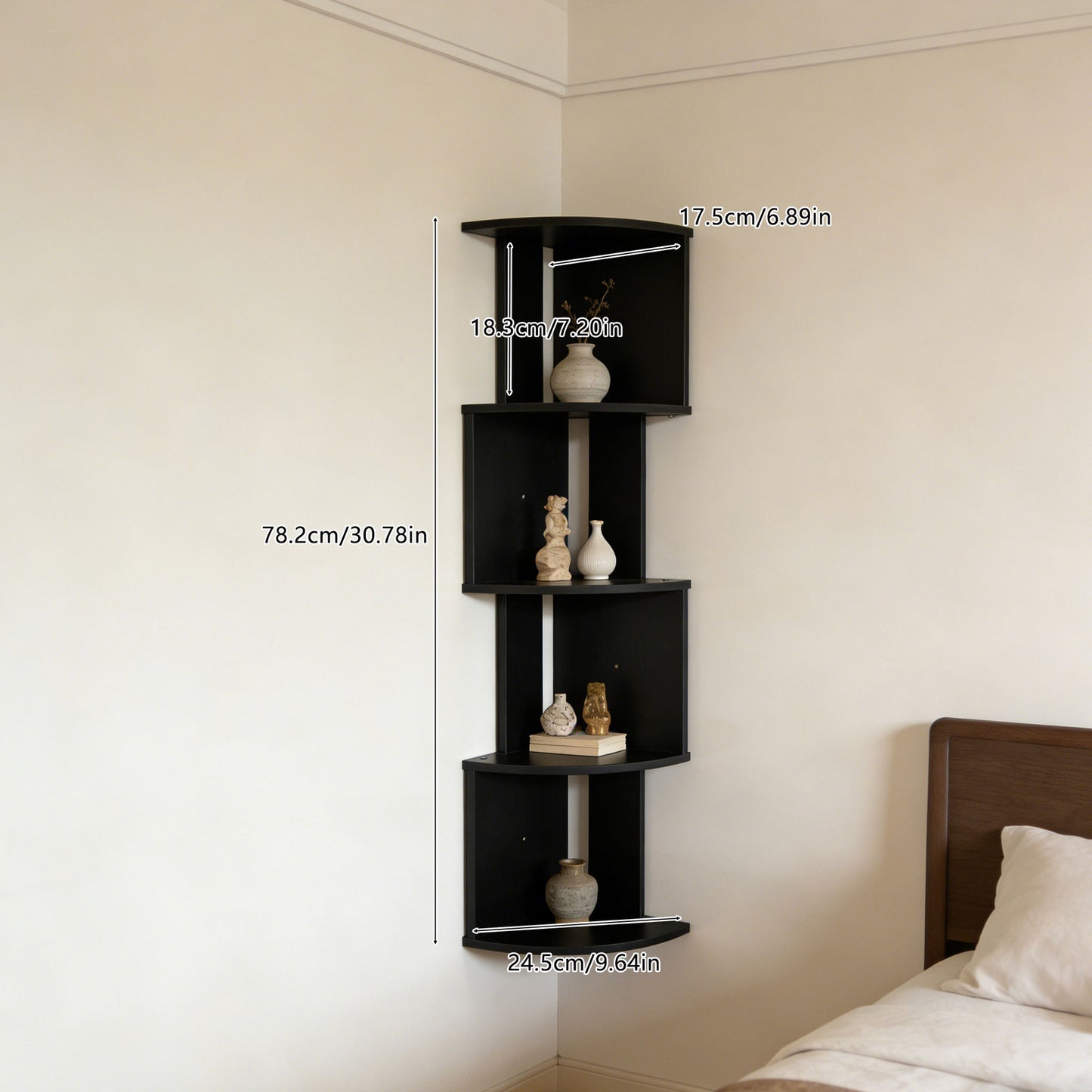 Estanter�a de almacenamiento de pared de varias capas