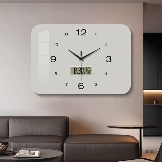 Reloj de pared silencioso del calendario perpetuo