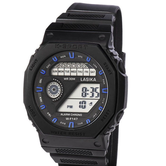 Reloj deportivo multifuncional impermeable