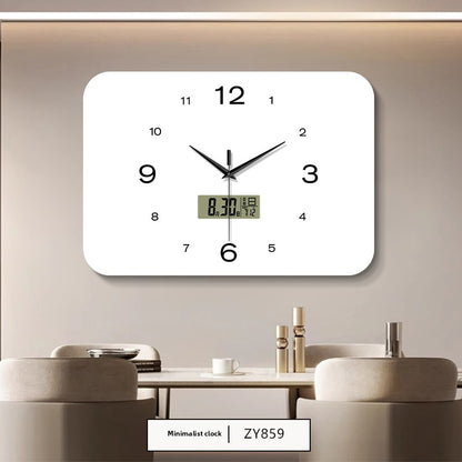 Reloj de pared silencioso del calendario perpetuo