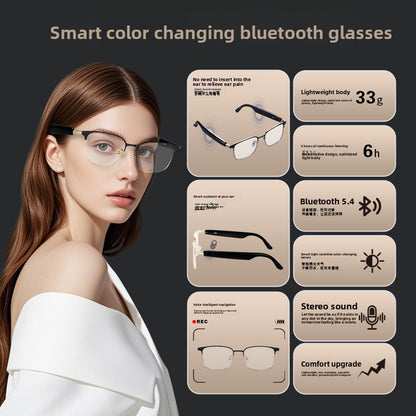 Gafas inteligentes Bluetooth con traducci�n por IA
