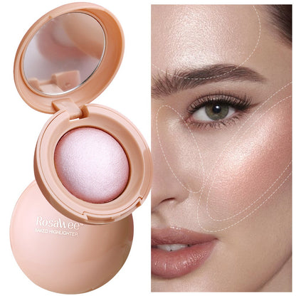 Polvo iluminador de pur� de patata para maquillaje facial