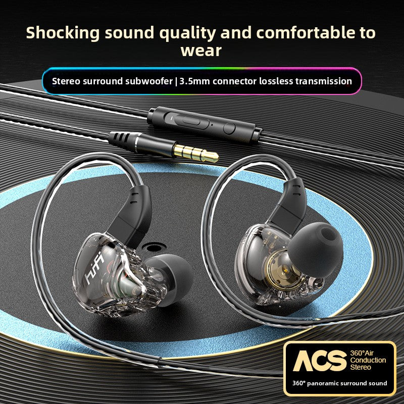 Auriculares gaming con cable y graves pesados