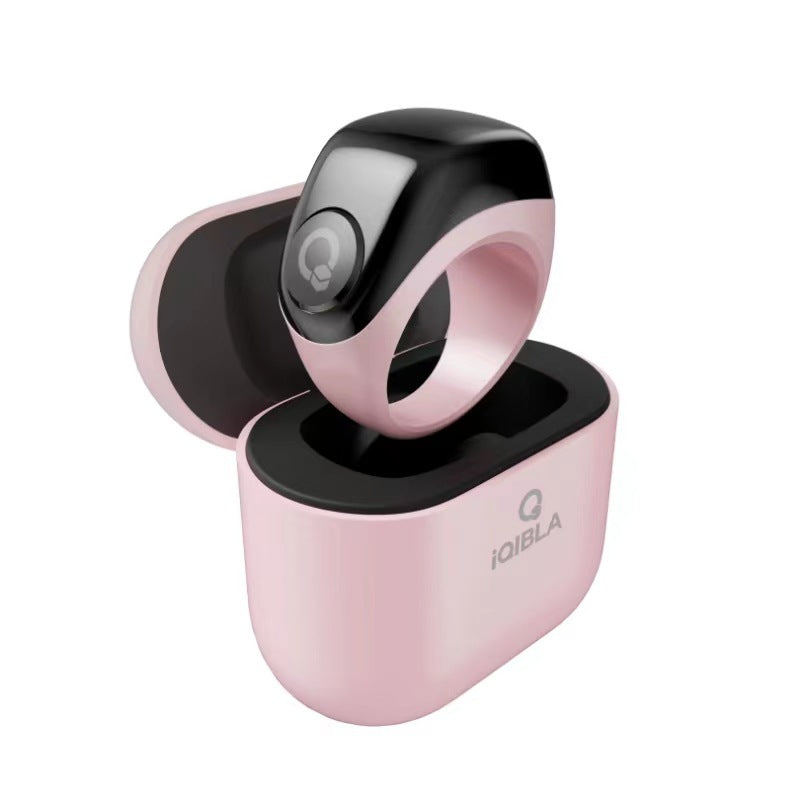 Anillo inteligente Bluetooth para fitness con funda de carga