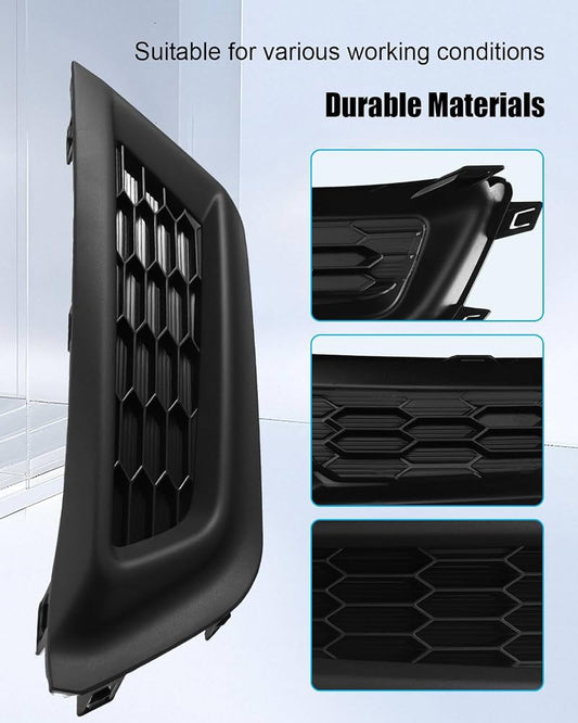 Cubierta de luz antiniebla delantera para Honda CR-V LX 2017 2018 2019, rejilla de luz antiniebla para parachoques de repuesto 71153-TLA-A01 71153TLAA01, izquierda y derecha, 2 unidades
