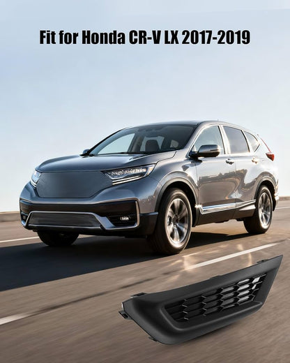 Cubierta de luz antiniebla delantera para Honda CR-V LX 2017 2018 2019, rejilla de luz antiniebla para parachoques de repuesto 71153-TLA-A01 71153TLAA01, izquierda y derecha, 2 unidades