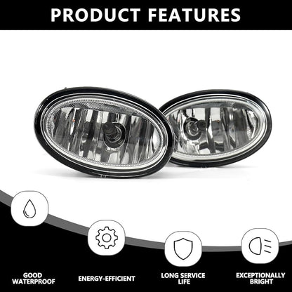 Luces antiniebla para CRV 2017-2019 HO2593141 HO2592141 33951SLE305 33950TLAA21 Ajuste perfecto, impermeable, fabricación elaborada, larga vida útil, enchufar y usar