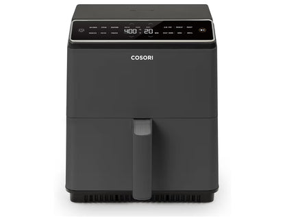 TurboBlaze 6 Qt 9-in-1 एयर फ्रायर, प्रीमियम सिरेमिक कोटिंग, 90°–450°F, एक समान परिणामों के लिए सटीक हीटिंग, एयर फ्राई, रोस्ट, बेक, ग्रिल, डिहाइड्रेट।
