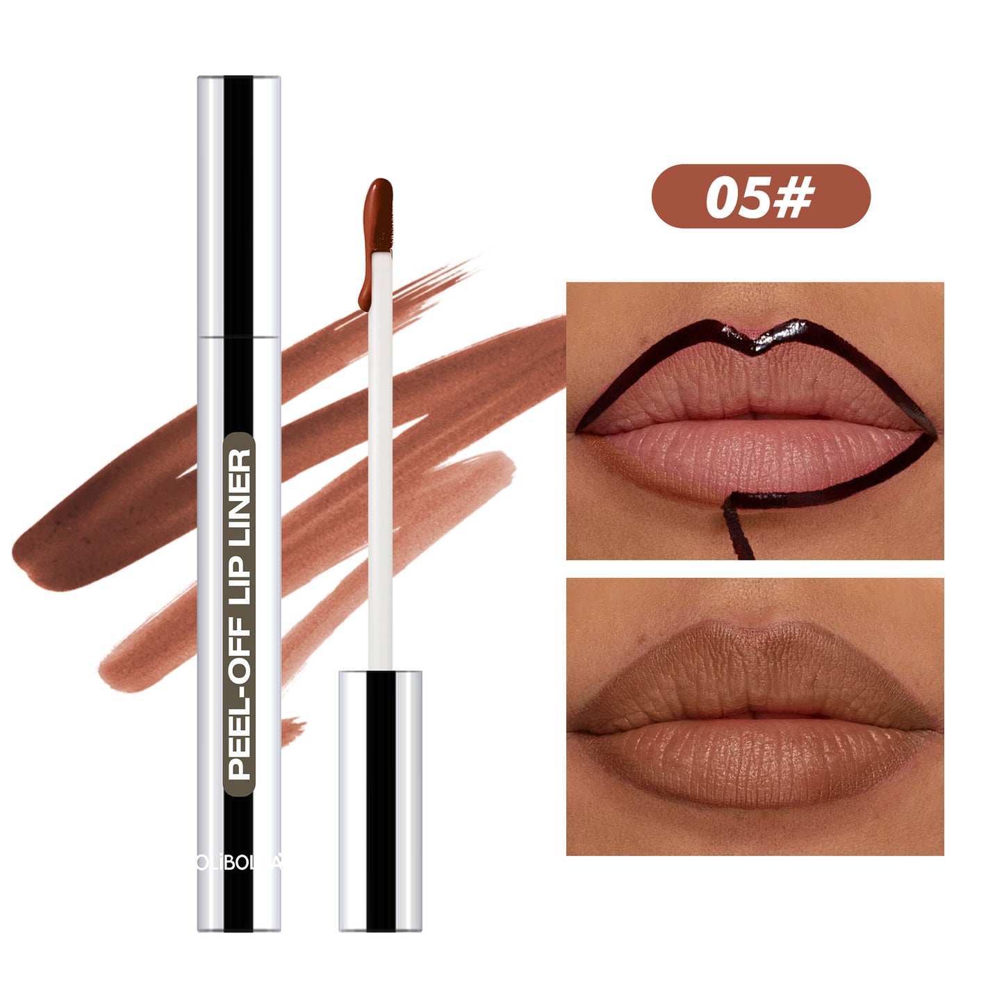 Delineador de labios mate peel-off