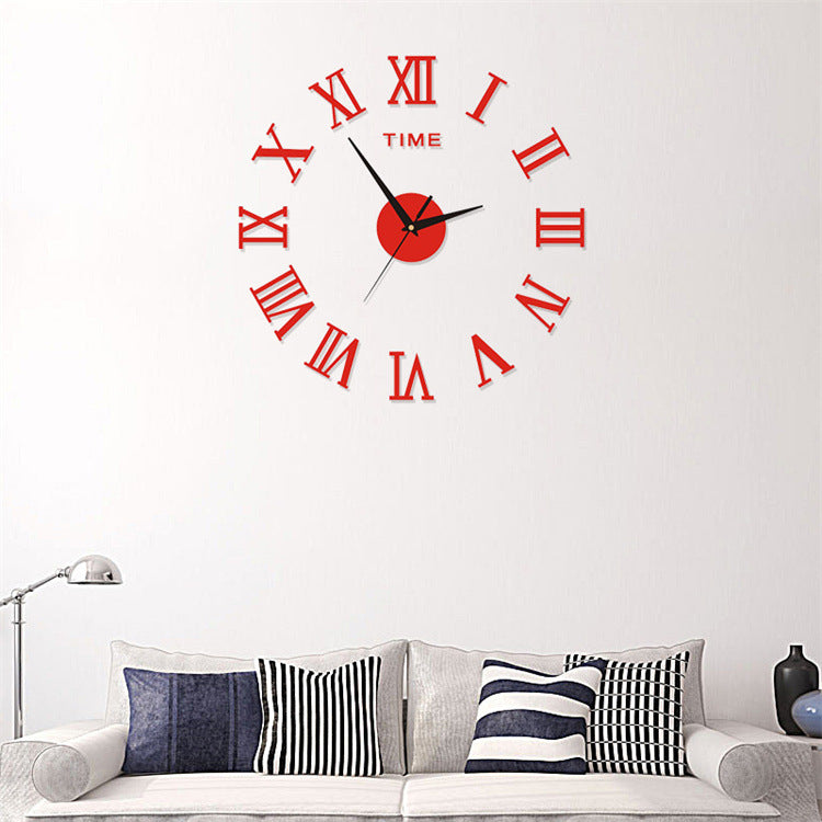 Movimiento silencioso de reloj de pared acr�lico escandinavo