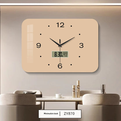 Reloj de pared silencioso del calendario perpetuo