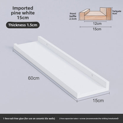 Estanter�a de pared de madera maciza n�rdica