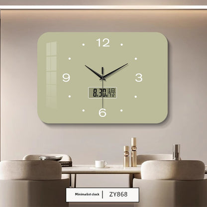 Reloj de pared silencioso del calendario perpetuo