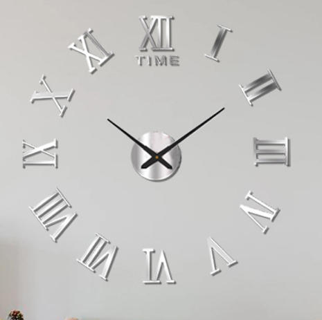 Movimiento silencioso de reloj de pared acr�lico escandinavo
