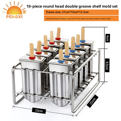 Fabricaci�n de helados de palo de paleta, cubitos de hielo y moldes de hielo
