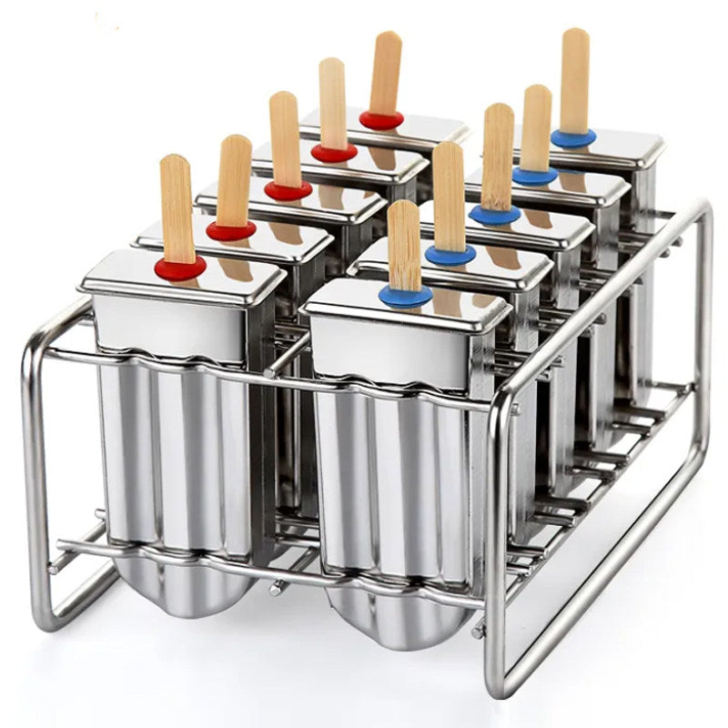 Fabricaci�n de helados de palo de paleta, cubitos de hielo y moldes de hielo