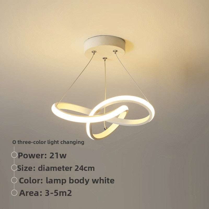 Luz LED moderna ajustable para colgar
